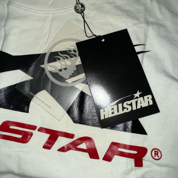 Black and White Graphic Hellstar Tee - Picture 5 of 8